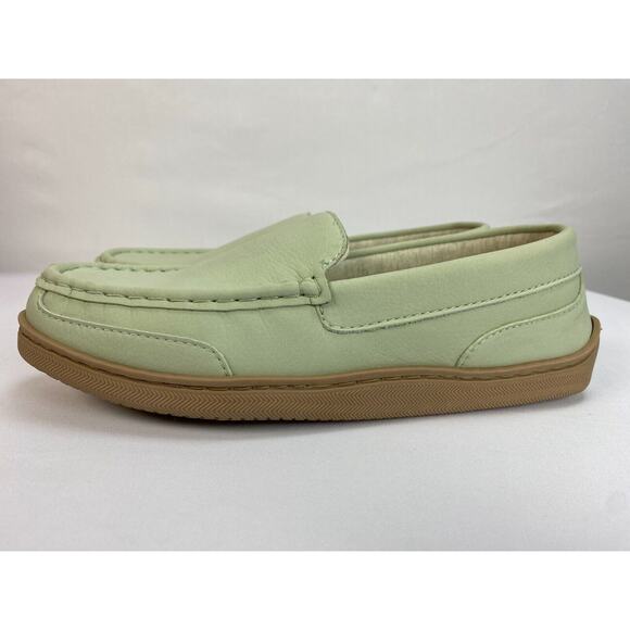 My Pillow My Slippers Womens Size 9 Light Mint Green Leather - Picture 5 of 9